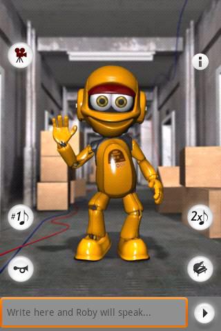 Talking Roby the Robot Free Android Entertainment