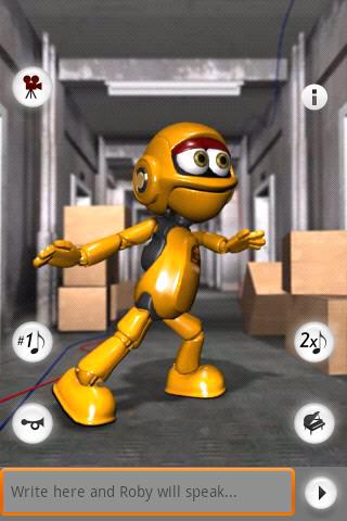 Talking Roby the Robot Free Android Entertainment