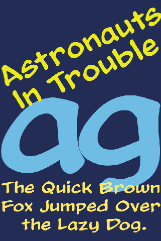 Astronauts In Trouble FlipFont Android Entertainment