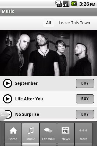 Daughtry Android Entertainment