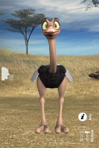 Talking Joe Ostrich