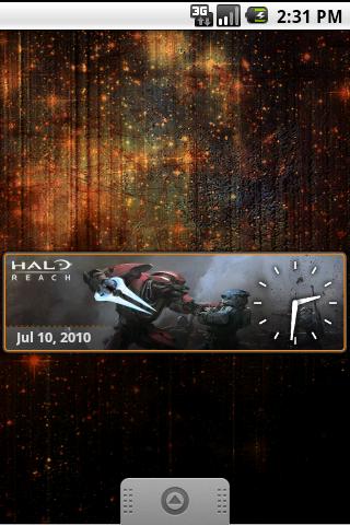 Halo Reach Clock Android Entertainment