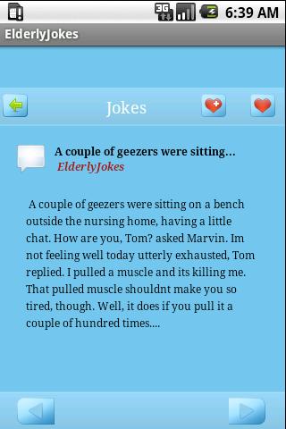 Elderly Jokes Android Entertainment