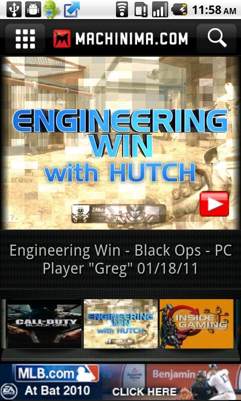 Machinima.com Android Entertainment