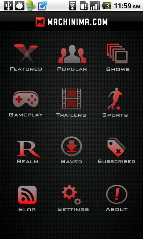 Machinima.com Android Entertainment