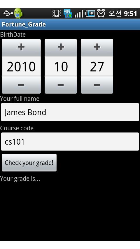 [FortuneTeller] Your Grade Android Entertainment