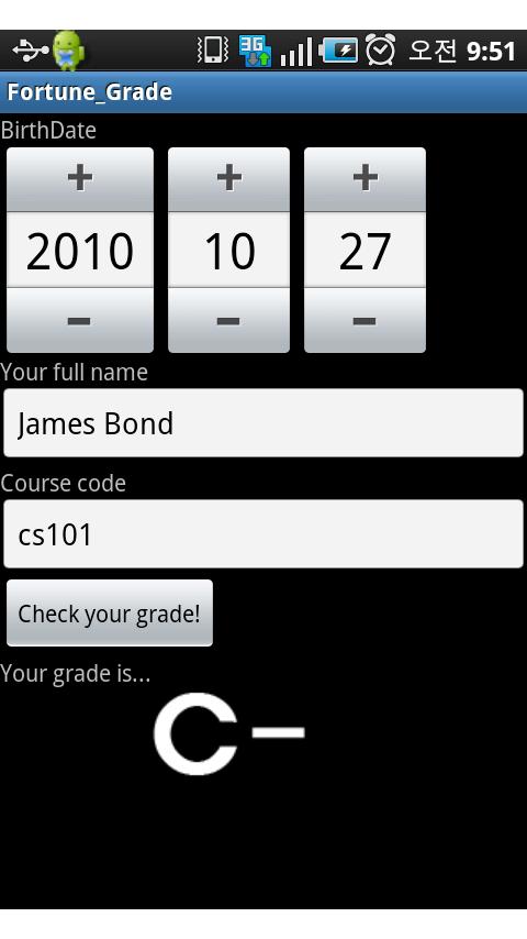 [FortuneTeller] Your Grade Android Entertainment