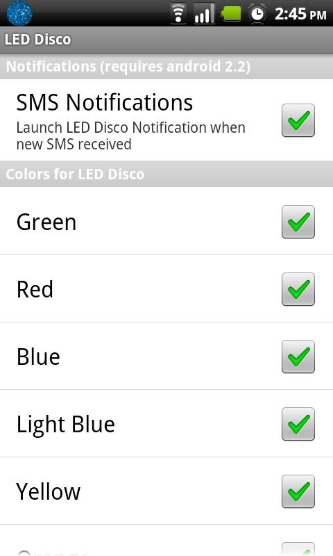 LED Disco Android Entertainment