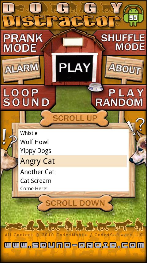 Dog Distractor Sound Droid Android Entertainment