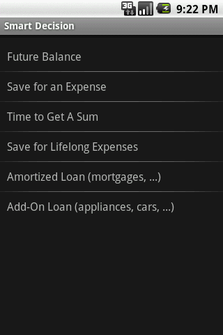 Smart Decision Android Finance