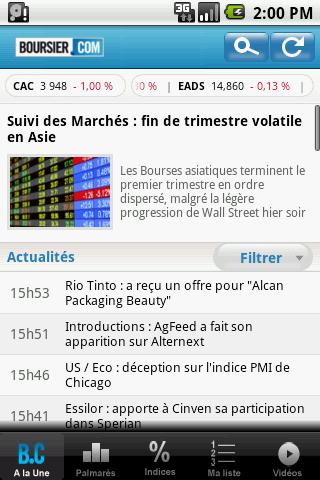 Boursier.com Android Finance