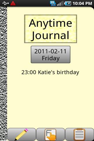 Anytime Journal Free