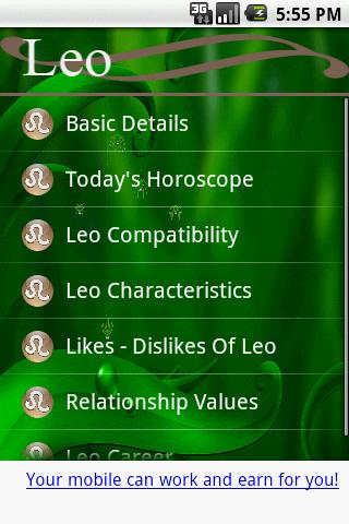 Live Zodiac Android Lifestyle