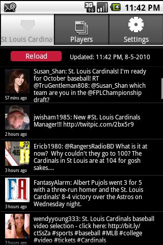 St. Louis Cardinals Tweets Android Sports