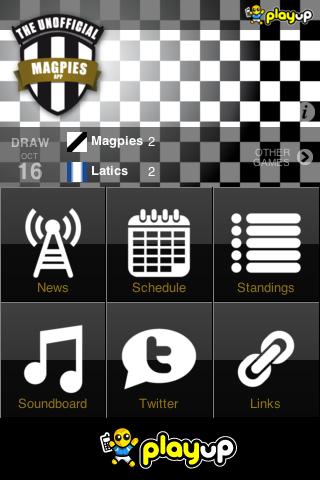 Magpies EPL EN App Android Sports