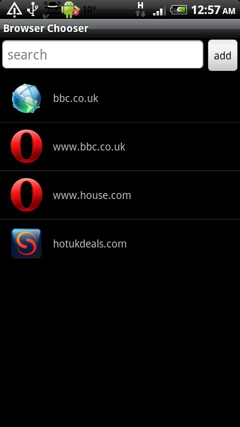 Browser Chooser Android Tools