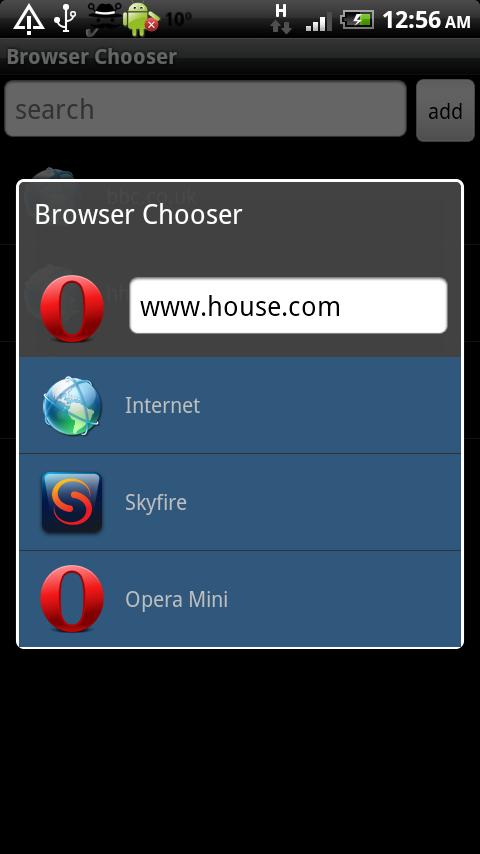 Browser Chooser Android Tools