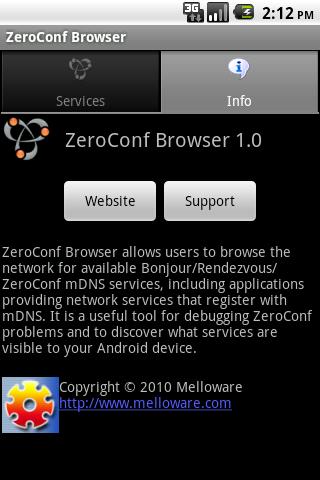 ZeroConf Browser Android Tools