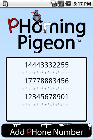 Phoning Pigeon