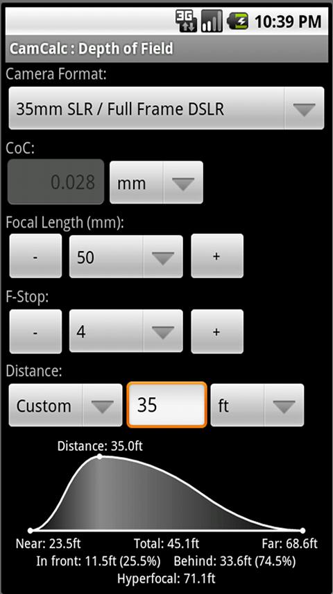 CamCalc Free Android Tools