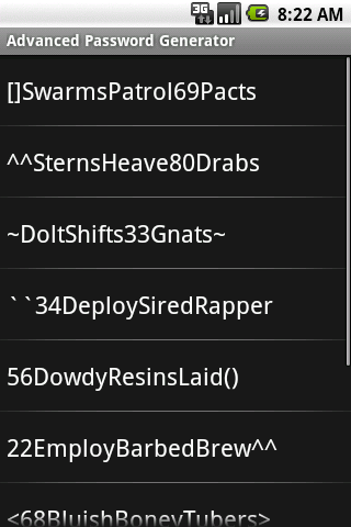 Advanced Password Generator Android Tools