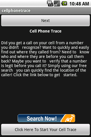 Cell Phone Trace Android Tools