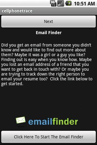 Cell Phone Trace Android Tools
