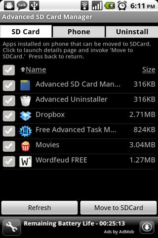 Advanced SD Card Manager