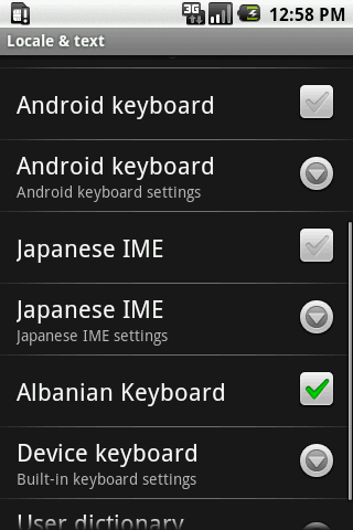 Albanian Keyboard Android Tools