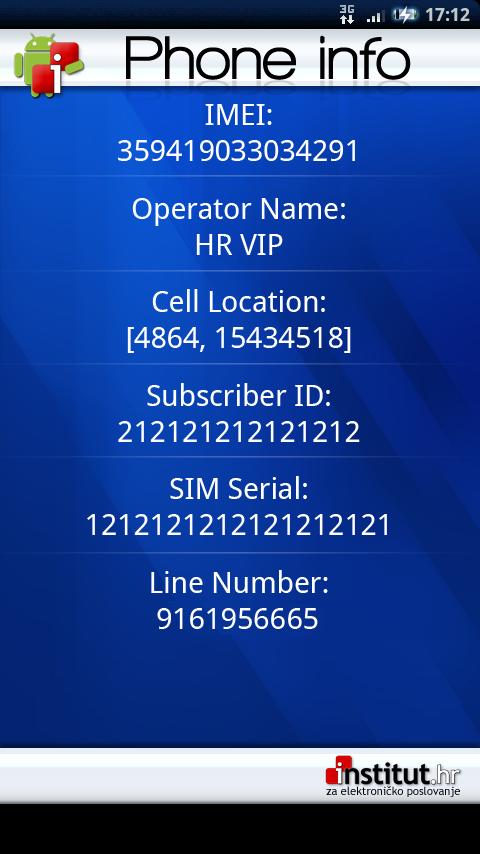 Android Phone Info