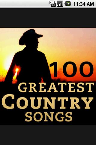 Top 100 Country Songs Android Media & Video