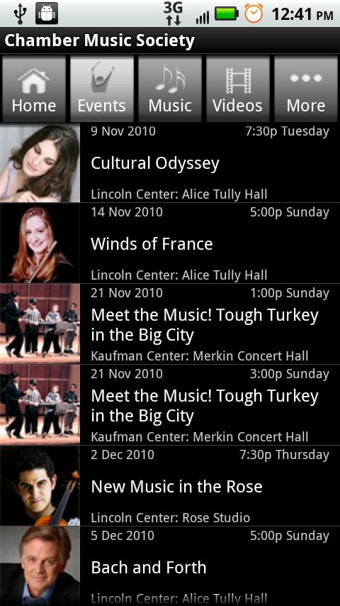 Chamber Music Society Android Music & Audio