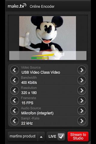 make.tv Broadcaster Android Media & Video