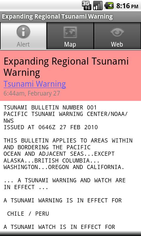 Tsunami Alert Android News & Magazines