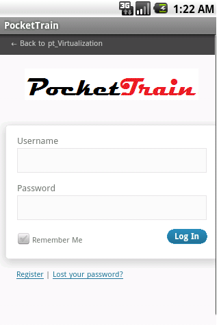 PocketTrain – Vitualization Android Books & Reference