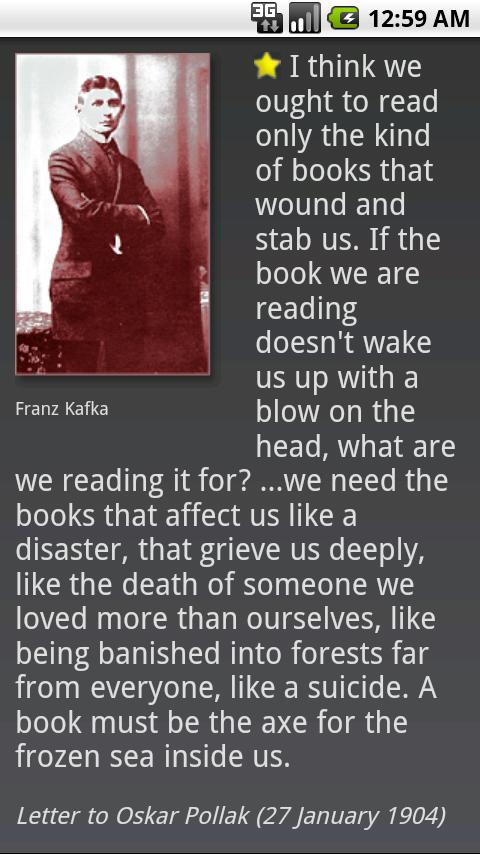Franz Kafka Quotes Android Books & Reference