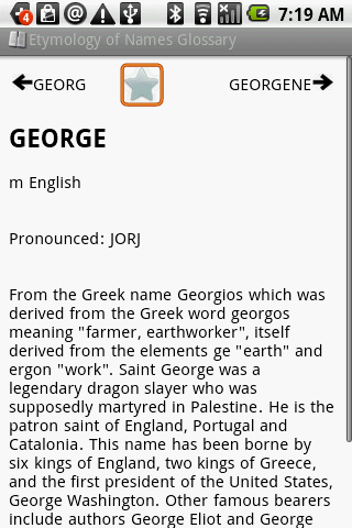 BKS Etymology of Names Android Books & Reference