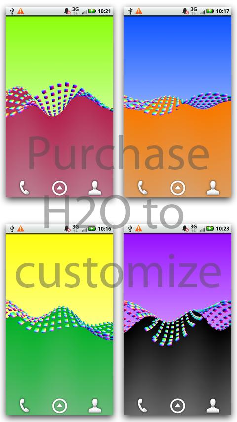 H2O Free Wallpaper Android Personalization