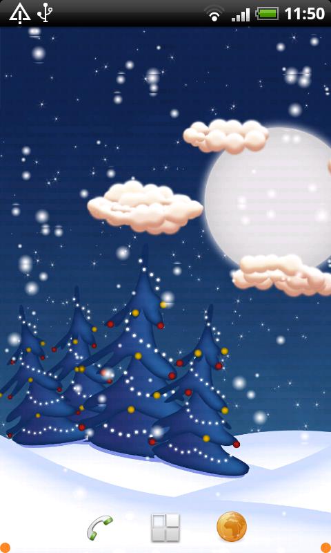 White Christmas Live Wall Lite Android Personalization
