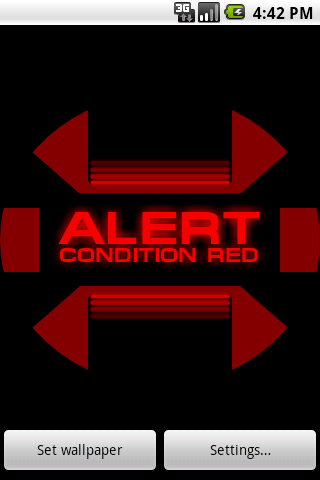 ST: Red Alert Wallpaper Free