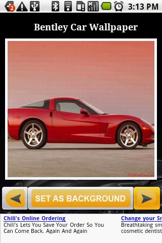 Bentley Car Gallery Android Personalization