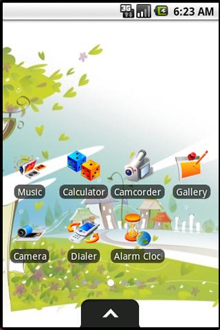 aHome Theme: Orange Mood Android Personalization