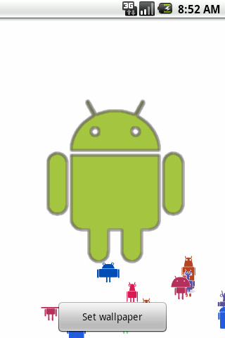 Droids Live Wallpaper Android Personalization