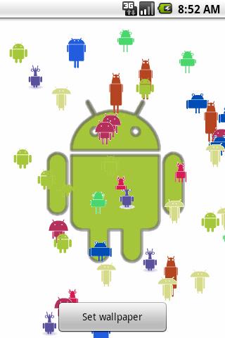 Droids Live Wallpaper Android Personalization