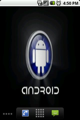 SpinDroid Live Wallpaper Blue Android Personalization