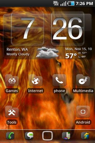 Fire Horse Live Wallpaper Android Personalization