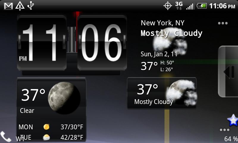 Dark Nex Clock Android Personalization