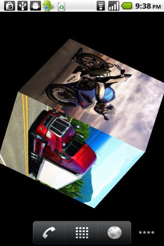 Live Wallpaper 3D CubeCar Free