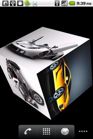Live Wallpaper 3D CubeCar Free Android Personalization