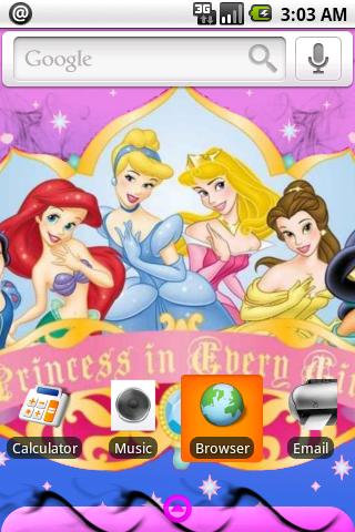 Princess Theme (aHome) Android Personalization